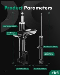 Full Set Shocks Struts for Mitsubishi Galant 2004-2011