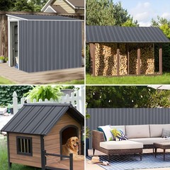 Metal Roofing Panels 20 Pcs Corrugated Pergola Roofing Panels Heavy Duty