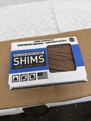 Lot of (15)boxes Nelson Wood Composite 7-1/2″ Shims – 32 / box – 192 Total Shims