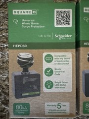 NEW Square D by Schneider Electric 80kA Surge Protection #HEPD80 LOT OF (2) Two￼