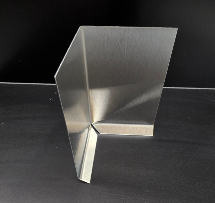Stainless Steel 304#4 Cove Base Sanitary Inside Corner 24 Gauge 4.75″ x 3″ x 3″