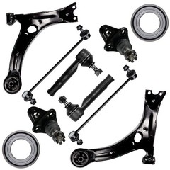10pc Suspension Kit For 00-05 Celica Lwr Arm Ball Joint Tie Rod Sway Link Hub