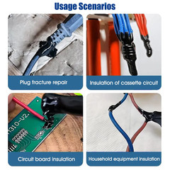 Waterproof Liquid Insulation Paste Fast Drying Electrical Glue Wire Cable Coat F
