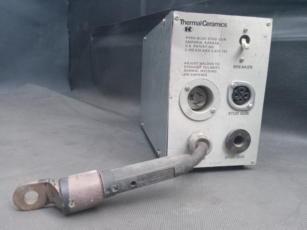 UNTESTED Morgan Thermal Ceramics Pyro Block Stack STUD GUN Power Box AS IS PARTS