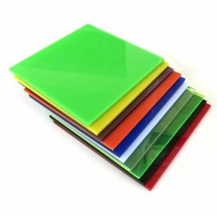 1pcs Colorful Plastic Perspex Acrylic Sheet 8x8cm Thickness 2.3mm