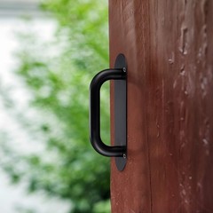 Door Handle Pull Push Door Plate, 2pcs Door Push Plate Handles, Heavy Duty Ba…
