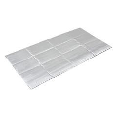 Double Bubble Reflective Insulation Panels 6-Pack 24 × 47.2in For Garage Door