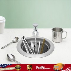 Dipper Well Faucet & Bowl Set, Coffee Shop Bar Counter Sink Faucet Washing Tool