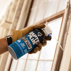 Dap 18836 DAPtex Plus Ltx Foam Sealant Raw Building Material, 12 oz, White