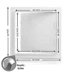 Morvat Access Panel 12×12 Inch for Drywall & Ceiling with Door, Heavy-Duty