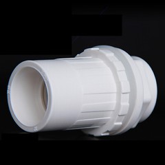 PVC Adhesive Pipe Fitting Pressure Tank Connector Bulkhead For Aquariums 20~50mm