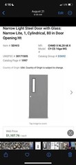 Commercial Prison Door INDUSTRIAL STEEL FIRE DOORS. EXCELLENT CONDITION….