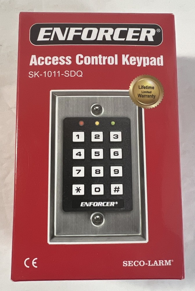 Seco-Larm Enforcer SK-1101-SQ Digital Access Keypad Brand New