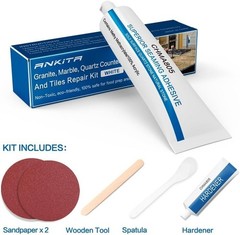 Quick-Drying Quartz Countertop Repair Kit for Chips & Scratches – Non-Toxic