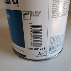 (1) Quart Akzo Nobel Grip-Gard Basecoat 766 Violet (Blue) Transparent 391251