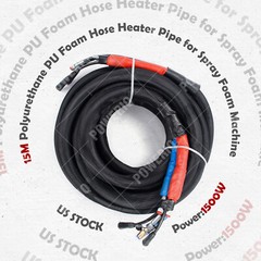 15M Polyurethane Heated Hose for Spray Foam Machines Professional PU Foam Heatin