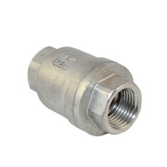 1/2 – 2 inch In-line Check Valve NPT WOG 1000 Spring Loaded Stainless Steel 316