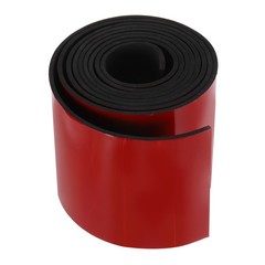 11Ft x 6 Inch x 1/5 Inch Pipe Insulation Tape,1Pcs Rubber Tape, Black, Red