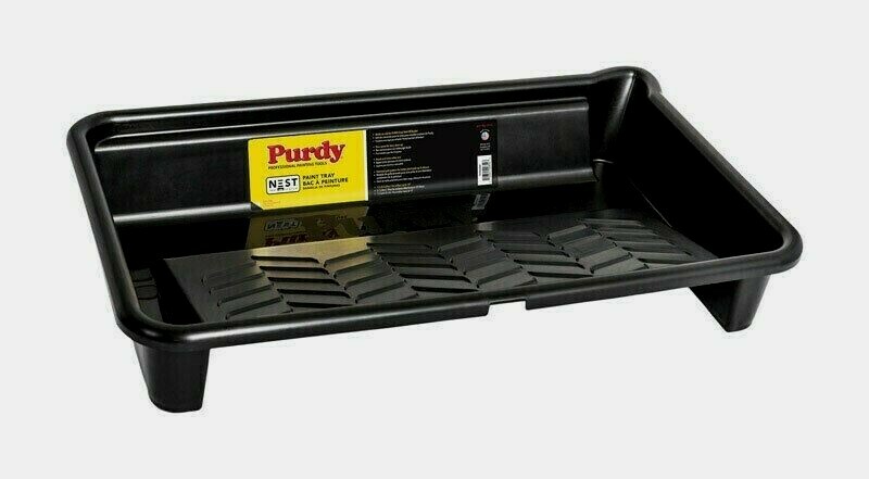 Purdy NEST 1.5 Gal PAINT TRAY 18″x26″ Durable Plastic Black Pour Spout 15T903000