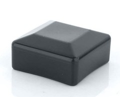 10x Fence Post Cap 100×100 mm Anthracite Post Cap Square Fence Post Cap