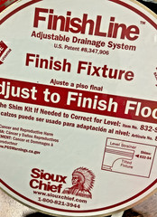 NEW Sioux Chief Finish Line 834-4DNR On Grade Cleanout System 4 Inch