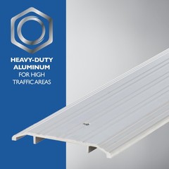 M-D Building Products 11619 Heavy-Duty Aluminum Commercial 6 in., Silver
