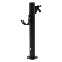 2-Outlets Outdoor Water Column Faucet Floor Mount Column Faucet Garden Faucet