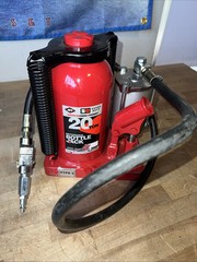 American Forge Foundry 20 Ton Max Lift 20 5/8″ Air Hydraulic Bottle Jack 5620SD