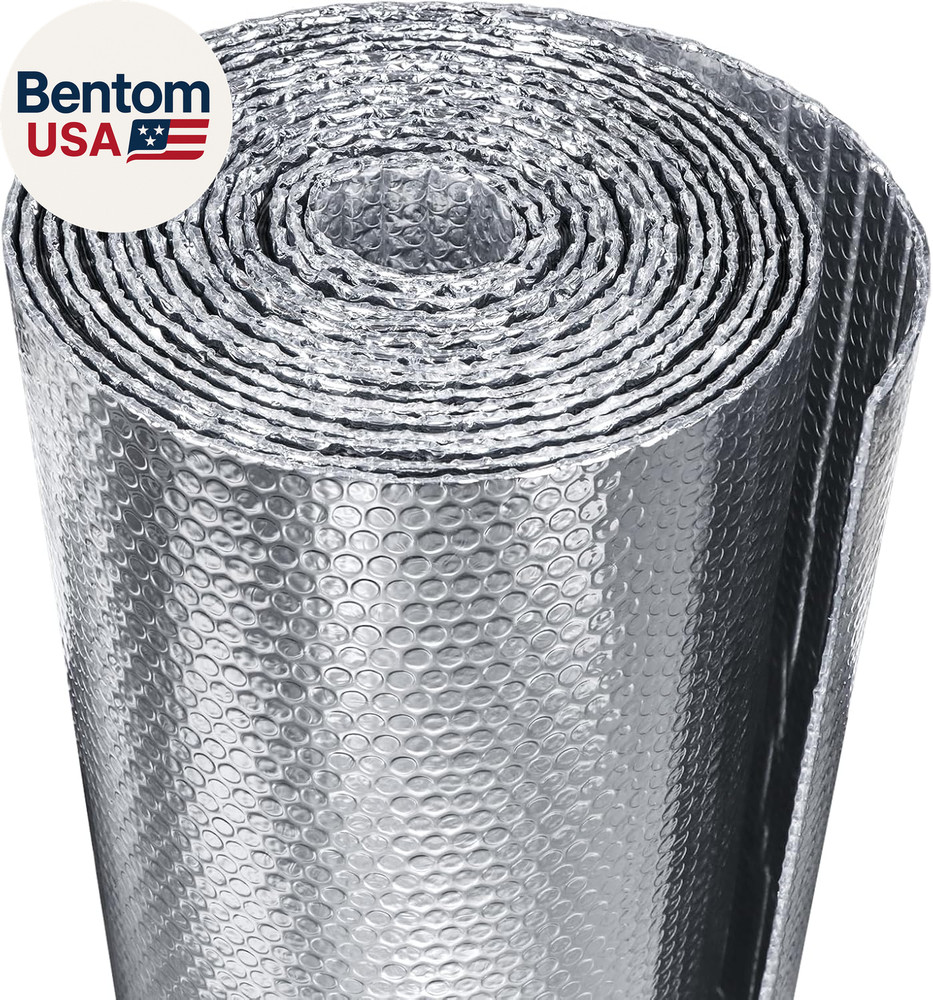 Reflective Insulation Foam,48″ X 10 Ft Window Insulation for Summer Heat,Aluminu