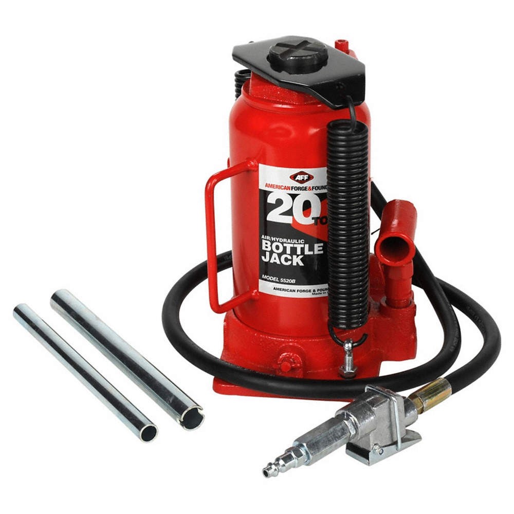 AMERICAN FORGE & FOUNDRY 5520B Bottle Jack,20 ton,Max Lift 20″ H 806JC5