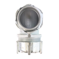 THOMAS & BETTS 5257 INSULATED LIQUID-TIGHT FLEXIBLE METAL CONNECTOR, 90°, 2″