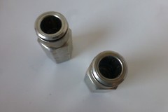 binks quick connect stainless steel hose connection 2 Pcs (bin 48)