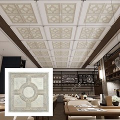 Drop in ceiling tile Emboss interior wall panel for Public house PL37 DCCG 10pcs