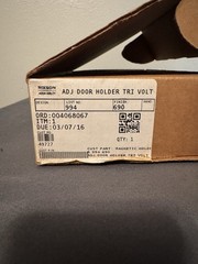 Rixson 994 690 Electromagnetic Door Holder Release Wall Mount Dark Bronze NOS