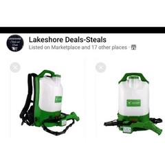 VICTORY ELECTROSTATIC CORDLESS BACKPACK SPRAYER VP300ES VP300ESK NEW In Box