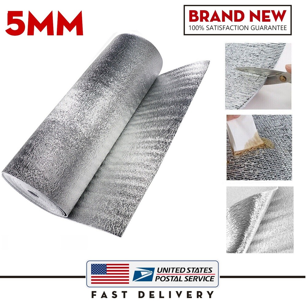 21Sqft Double Bubble Reflective Thermal Aluminum Foil Radiant Heat Vapor Barrier