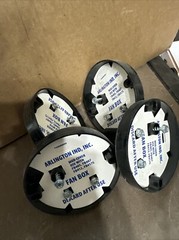 Four Arlington Industries FB407 / FB407 Fan Fixture Boxs — LOT OF 4