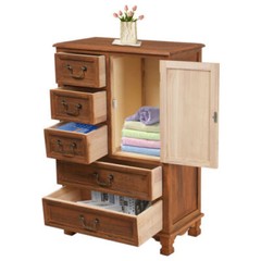 5 Drawers Dresser Wooden Storage Dressers Chests of Drawers for Bedroom Home