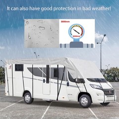 Gray RV Cover, 1000Pa Oxford Cloth Material 256*118in