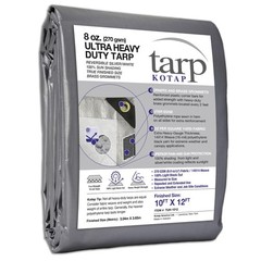 Kotap 10 x 12 Ft. Ultra Heavy-Duty Protection/Coverage Tarp, Superior Weave f…