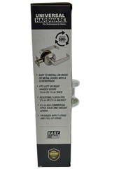 Universal Hardware Door Lever Commercial Passage Satin Chrome UH40047 Lot of 3