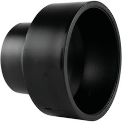 Charlotte Pipe 2 In. x 1-1/2 In. Hub x Hub Reducing ABS Coupling Pack of 25