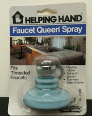 Rare Vintage Faucet Queen Spray Helping Hand No.01500 Blue USA NOS NEW
