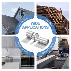 1060 Aluminum Flashing Roll, 40″ X6″ X0.024″ Aluminum Roof Panels