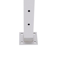 Stainless Steel Cable Railing Post 36 In Adjustable 0–90° Brushed Silver