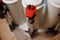 14-Head Latex Color Mixer Oil Based Paint Dispenser Double Pump & Gauge Lock