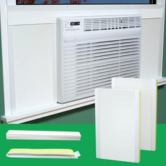 Window Air Conditioner,Side Insulated Foam Panel, Summer/Winter Heat and Draft I