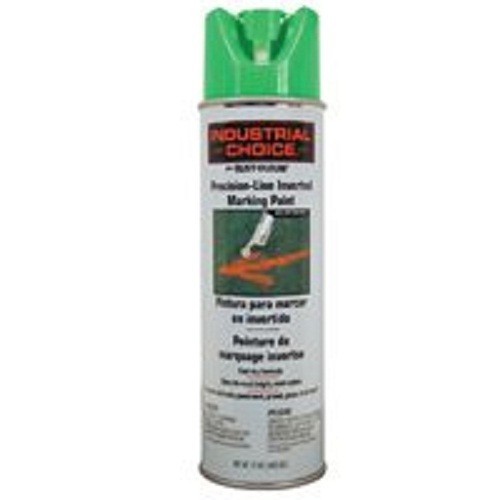 NEW CASE (12) RUSTOLEUM 203023 17OZ FLOURSCENT GREEN INVERTED MARKING PAINT