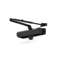 Falcon SC61 Commercial Door Closer Black RwPA Adjustable Standard Duty To 175lbs