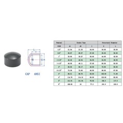 C-PVC Cap End Caps Plug Blanking Ø 20mm~110mm Adhesive Drain Pipe Fittings Grey